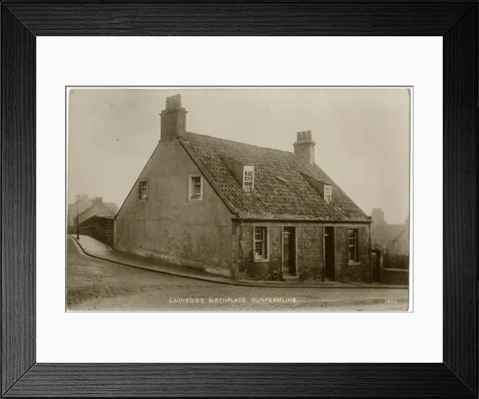 Framed Print : Andrew Carnegies Birthplace, Dunfermline, Scotland Framed Print : Andrew Carnegies Birthplace, Dunfermline, Scotland