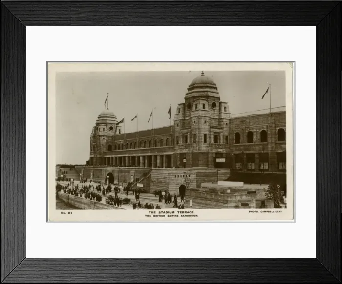 Framed Print : Wembley Stadium - British Empire Exhibition of 1924 Framed Print : Wembley Stadium - British Empire Exhibition of 1924