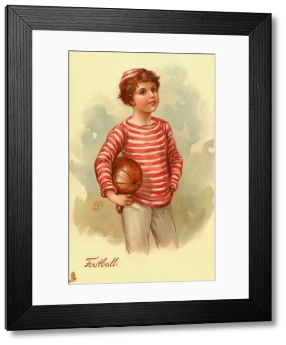 Framed Print : Outdoor games. Football Framed Print : Outdoor games. Football