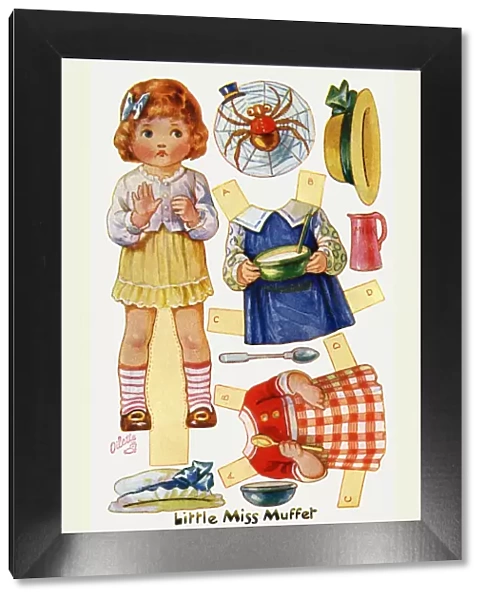 Dressing doll. Little Miss Muffett