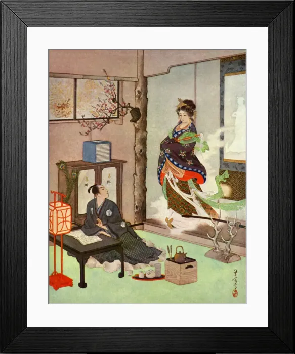 Framed Print : Romances of Old Japan Framed Print : Romances of Old Japan