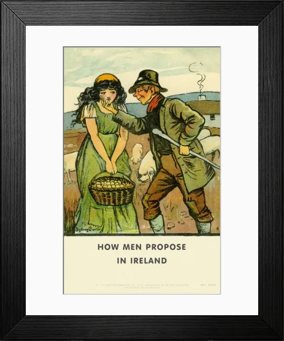 Framed Print : How men propose Framed Print : How men propose