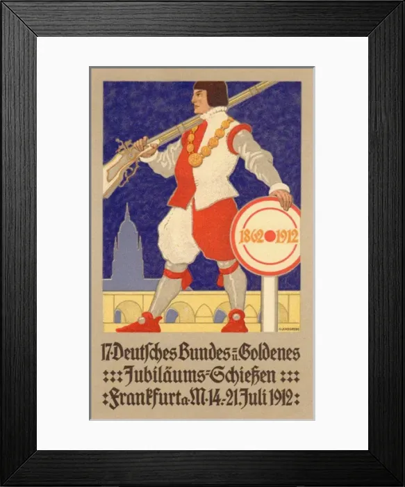 Framed Print : Frankfurt Shooting League Framed Print : Frankfurt Shooting League