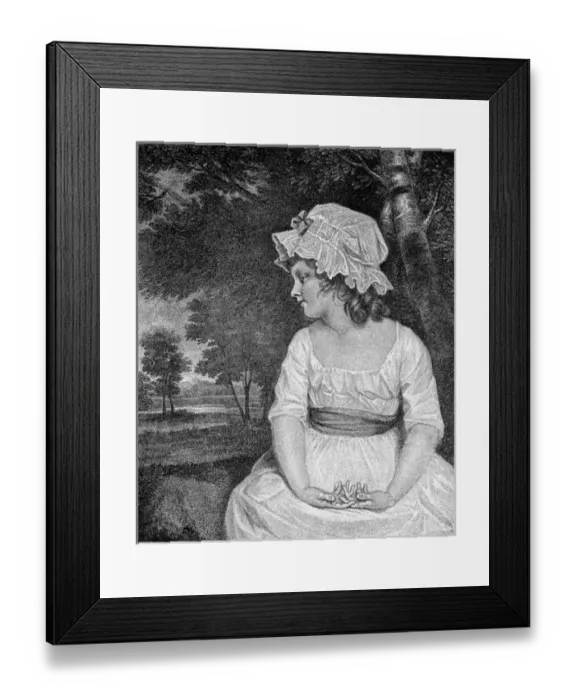 Framed Print : Demure child seated Framed Print : Demure child seated