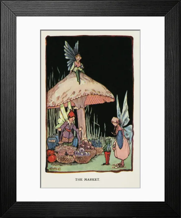Framed Print : The fairies market Framed Print : The fairies market