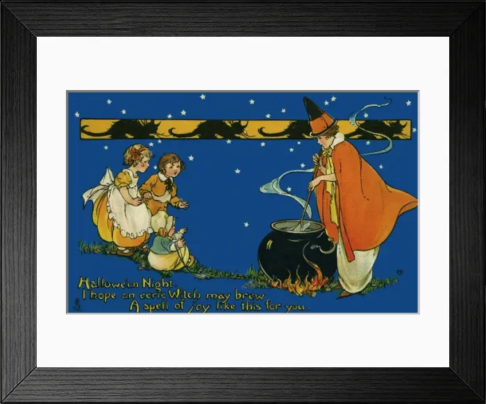Framed Print : Witch at Halloween Framed Print : Witch at Halloween