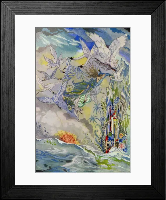 Framed Print : Hans Andersens Fairy Tales Framed Print : Hans Andersens Fairy Tales