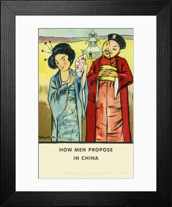 Framed Print : How men propose Framed Print : How men propose