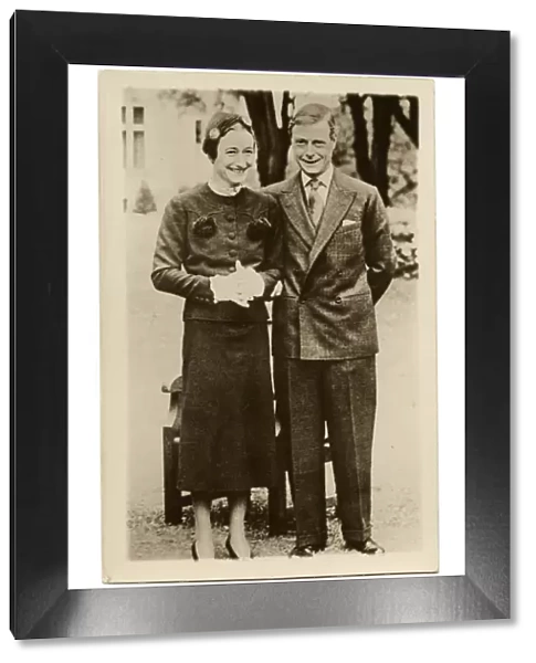 Duke of Windsor with Mrs Wallis Simpson - Chateau de Cande