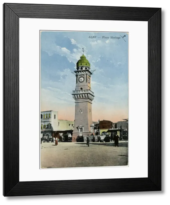 Framed Print : Bab al-Faraj Clock tower - Aleppo, Syria Framed Print : Bab al-Faraj Clock tower - Aleppo, Syria