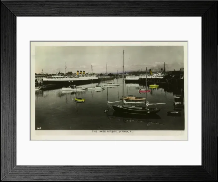 Framed Print : British Columbia, Canada - The Inner Harbour, Victoria Framed Print : British Columbia, Canada - The Inner Harbour, Victoria