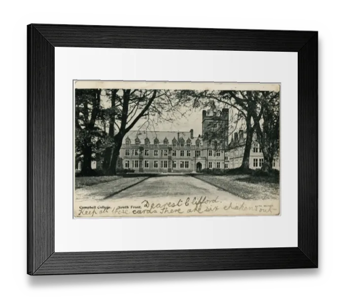 Framed Print : South Front of Campbell College, Belfast, Northern Ireland Framed Print : South Front of Campbell College, Belfast, Northern Ireland