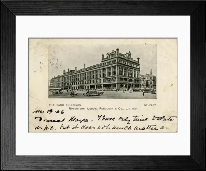 Framed Print : Bank Buildings, Belfast, Northern Ireland Framed Print : Bank Buildings, Belfast, Northern Ireland