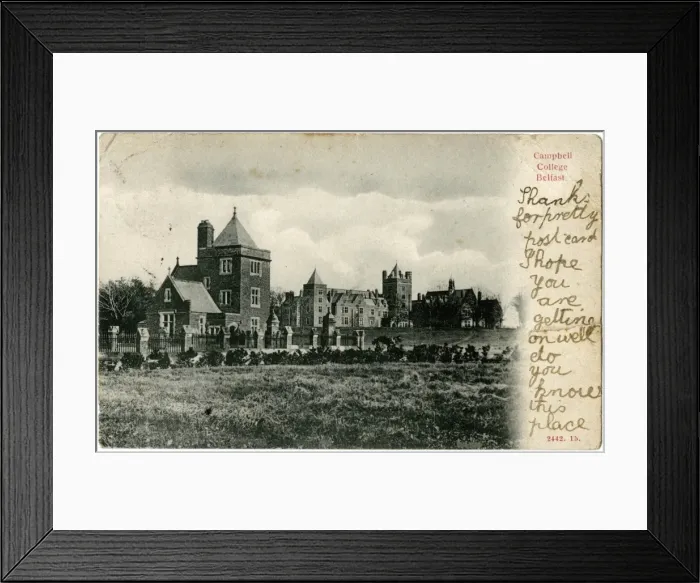 Framed Print : Campbell College, Belfast, Northern Ireland Framed Print : Campbell College, Belfast, Northern Ireland