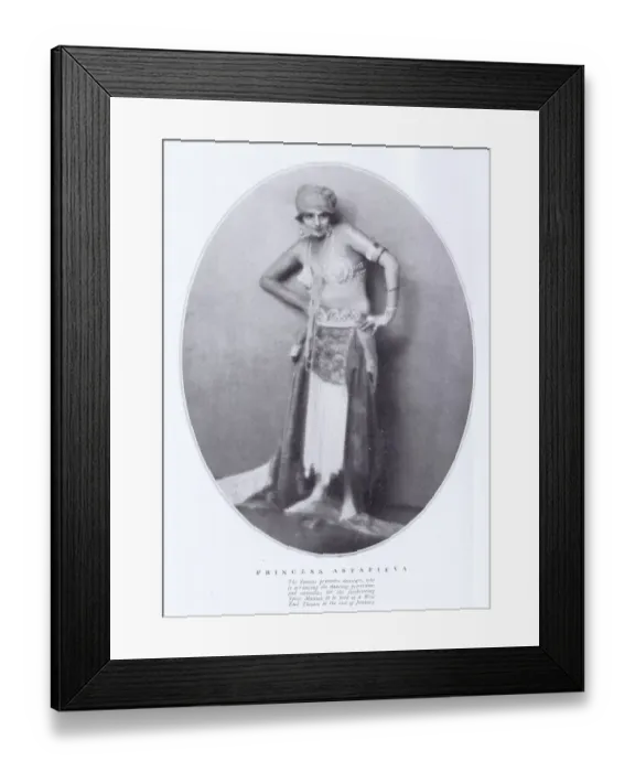 Framed Print : Princess Astafieva, the famous Russian premiere danseuse Framed Print : Princess Astafieva, the famous Russian premiere danseuse