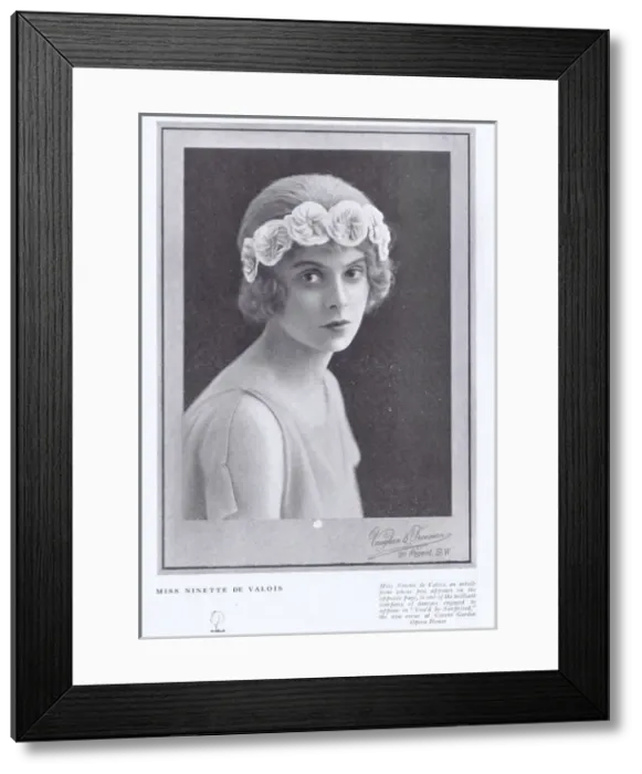Framed Print : A study of the dancer Ninette de Valois, London, 1923 Framed Print : A study of the dancer Ninette de Valois, London, 1923