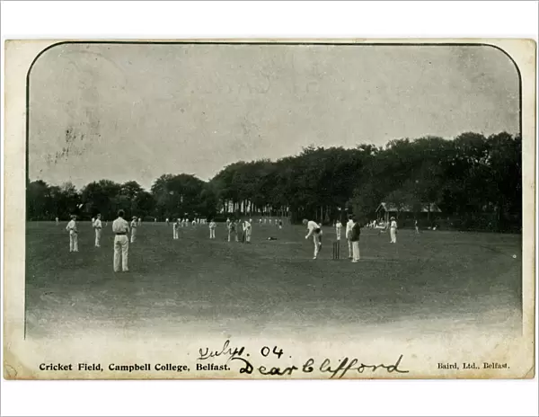 Cricket Field, Campbell College, Belfast, Northern Ireland