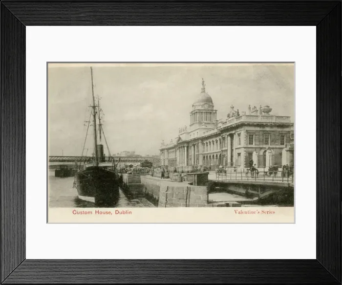 Framed Print : The Custom House, Dublin, Ireland Framed Print : The Custom House, Dublin, Ireland