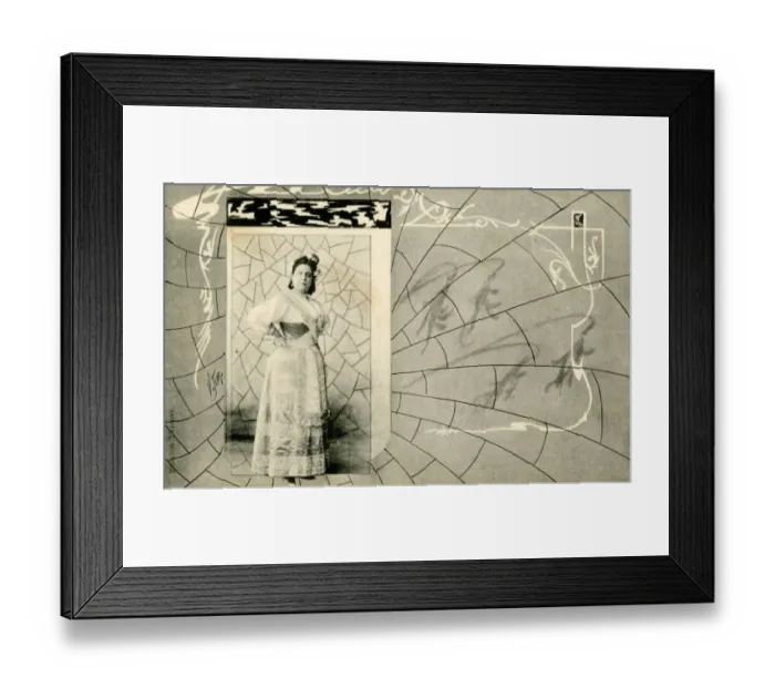 Framed Print : Spanish Woman in Traditional Costume Framed Print : Spanish Woman in Traditional Costume