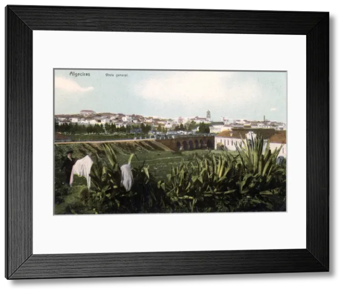 Framed Print : Algeciras, Andalucia, Spain - Panoramic View Framed Print : Algeciras, Andalucia, Spain - Panoramic View