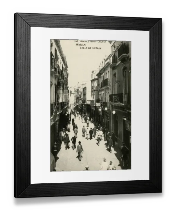 Framed Print : Seville, Spain - Calle de Sierpes Framed Print : Seville, Spain - Calle de Sierpes