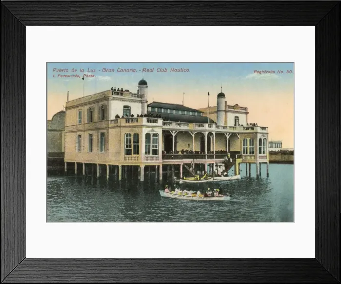 Framed Print : Gran Canaria, Puerto de la Luz - Real Club Nautico Framed Print : Gran Canaria, Puerto de la Luz - Real Club Nautico