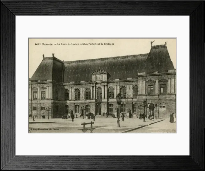 Framed Print : Rennes, France - The Palace of Justice Framed Print : Rennes, France - The Palace of Justice