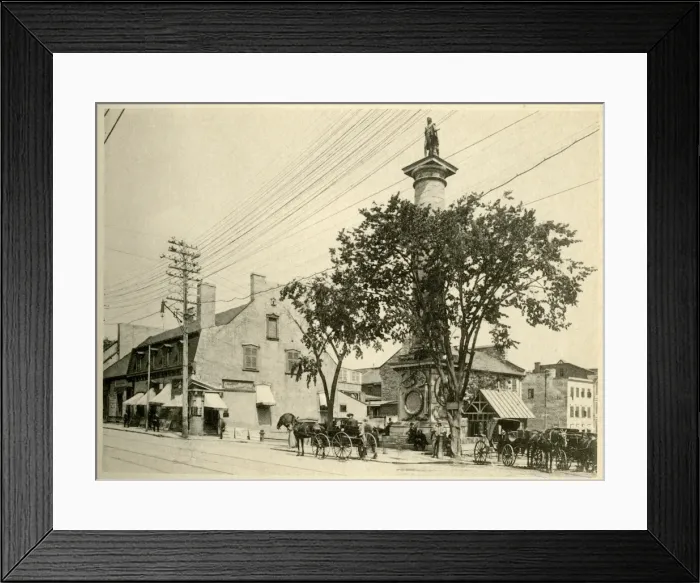 Framed Print : Nelson Monument, Montreal in Canada Framed Print : Nelson Monument, Montreal in Canada