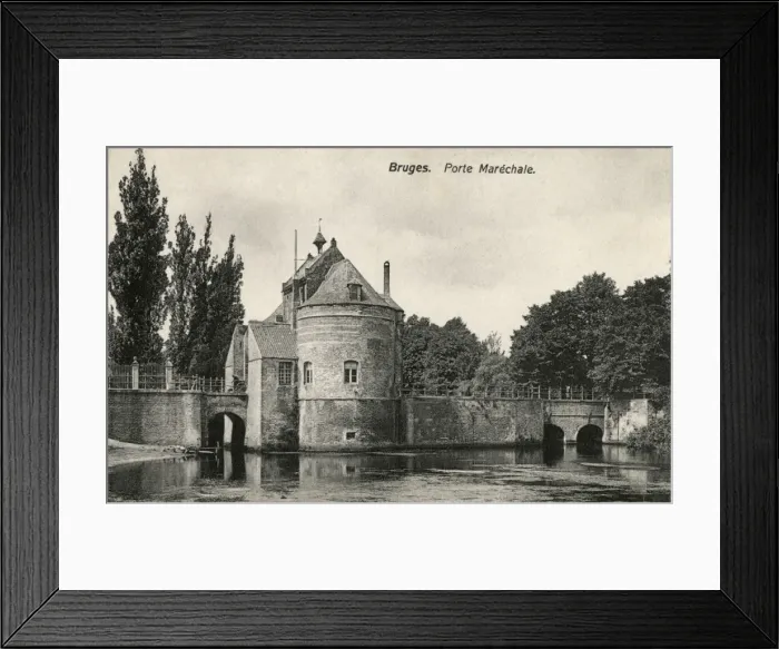Framed Print : Smedenport City Gate, Bruges, Belgium Framed Print : Smedenport City Gate, Bruges, Belgium