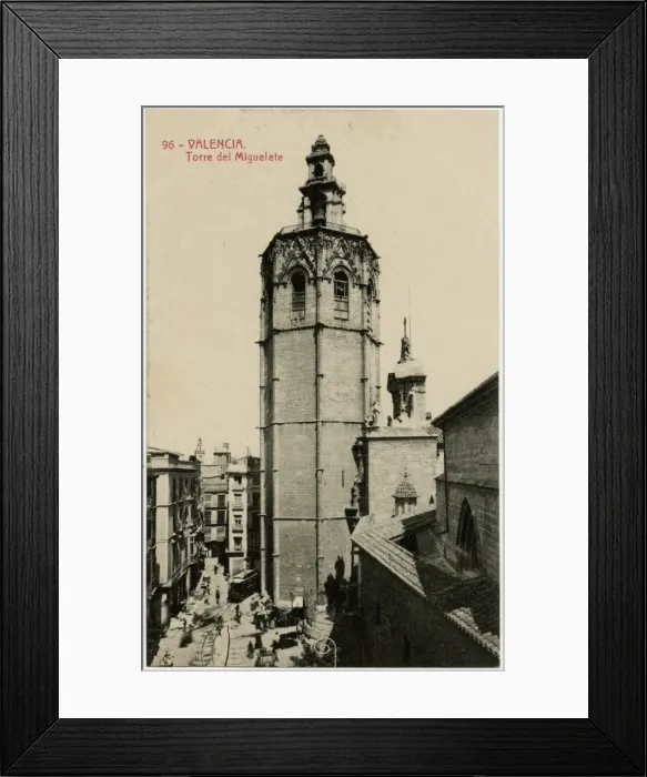 Framed Print : Valencia, Spain - Torre del Miguelete Framed Print : Valencia, Spain - Torre del Miguelete