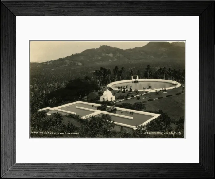Framed Print : Penang, Malaysia - Reservoir on the Aver-Tam Road