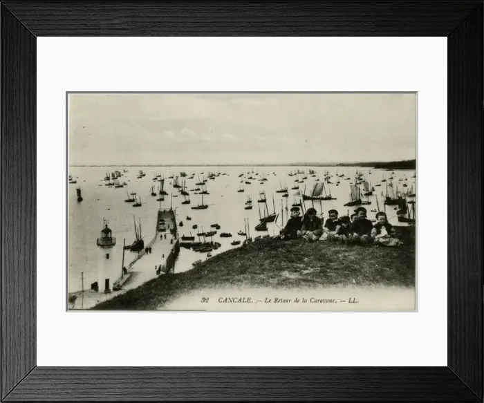 Framed Print : Cancale, Brittany, France - The return of the Fishing Fleet Framed Print : Cancale, Brittany, France - The return of the Fishing Fleet