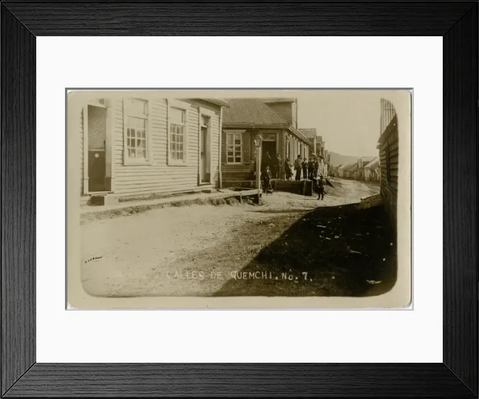Framed Print : Chile - Quemchi - Street Scene Framed Print : Chile - Quemchi - Street Scene