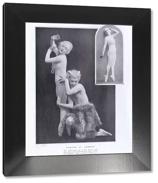 Swedish dancers Kai Reiners and Emy Agren in Faun and Nymph