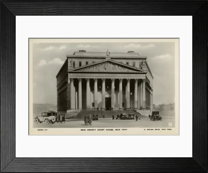Framed Print : New County Court House, New York Framed Print : New County Court House, New York