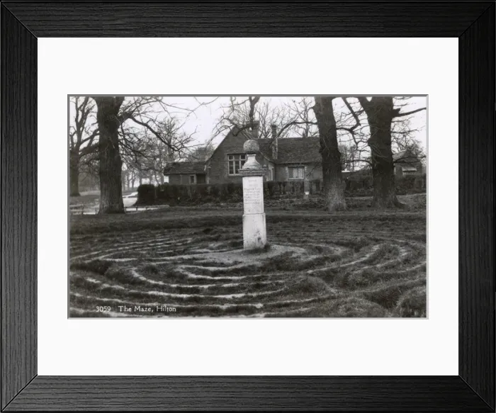 Framed Print : Hilton, the Unicursal Maze Framed Print : Hilton, the Unicursal Maze