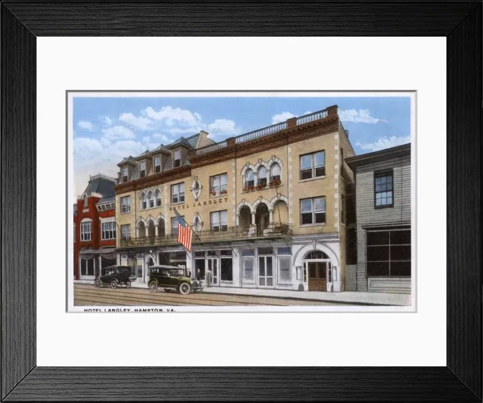 Framed Print : Hotel Langley, Hampton, Virginia, USA Framed Print : Hotel Langley, Hampton, Virginia, USA