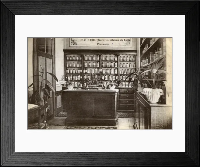 Framed Print : Bailleul, France - Pharmacy Framed Print : Bailleul, France - Pharmacy