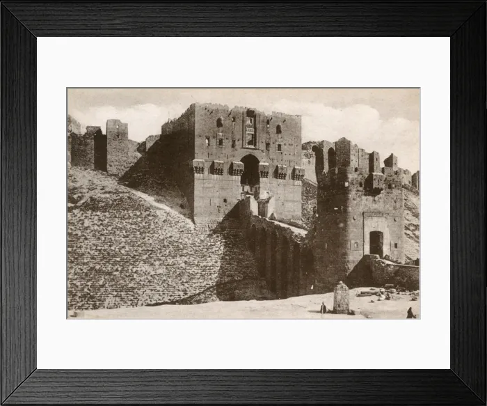 Framed Print : Entrance to the Citadel, Aleppo, Syria Framed Print : Entrance to the Citadel, Aleppo, Syria