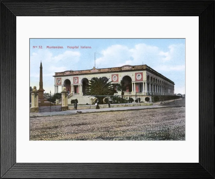 Framed Print : The Italian Hospital building, Montevideo, Uruguay Framed Print : The Italian Hospital building, Montevideo, Uruguay