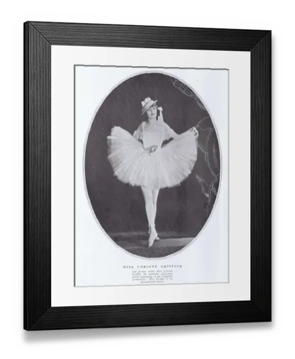 Framed Print : The Hollywood movie star Corinne Griffith, 1924 Framed Print : The Hollywood movie star Corinne Griffith, 1924