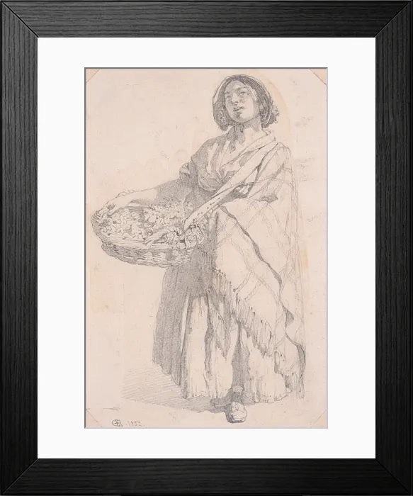 Framed Print : Flower Seller Framed Print : Flower Seller