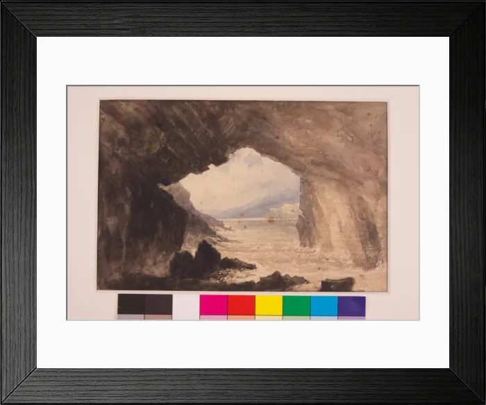 Framed Print : The Pigeon Cave, Lough Swilly Framed Print : The Pigeon Cave, Lough Swilly