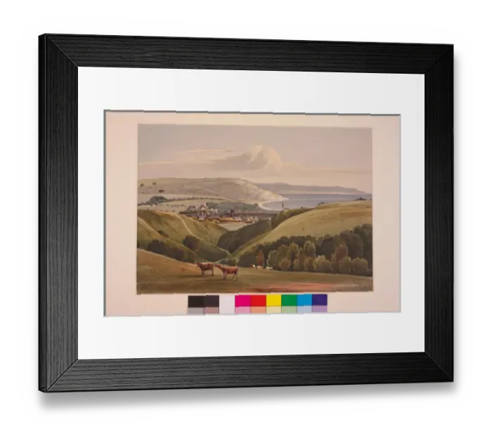 Framed Print : Castle and Village of Glenarm Framed Print : Castle and Village of Glenarm