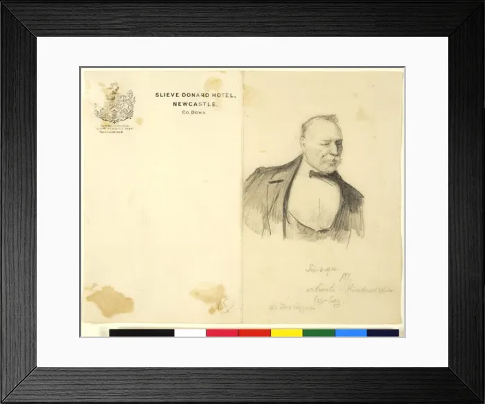 Framed Print : Capt. Craig at Slieve Donard Hotel, Newcastle, Co. Down Framed Print : Capt. Craig at Slieve Donard Hotel, Newcastle, Co. Down