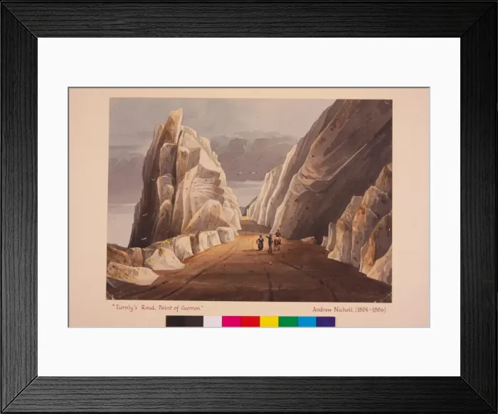 Framed Print : Turnlys Road, Point of Garron