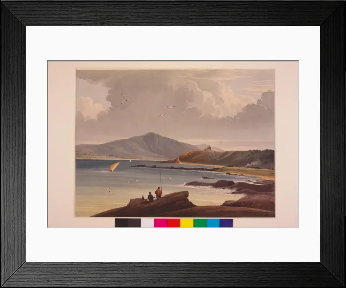 Framed Print : Redbay Castle, near Cushendall Framed Print : Redbay Castle, near Cushendall