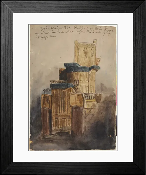 Framed Print : Pulpit of John Knox in which he Preached Framed Print : Pulpit of John Knox in which he Preached