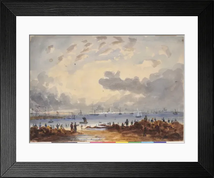 Framed Print : Embarkation of Queen Victoria Framed Print : Embarkation of Queen Victoria