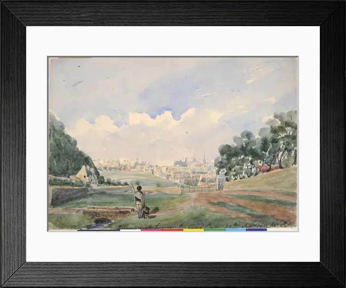 Framed Print : Edinburgh from Queens Park Framed Print : Edinburgh from Queens Park